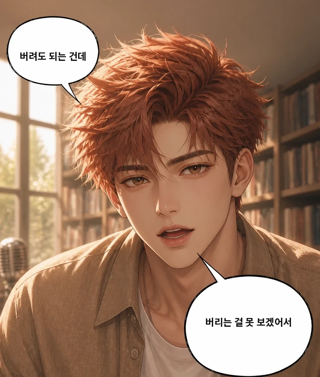 버려도 되는 건데 버리는 걸 못 보겠어서
