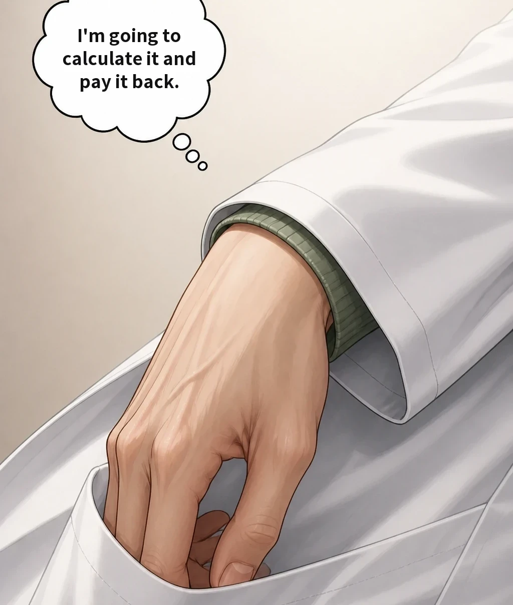 I'm going to calculate it and pay it back.