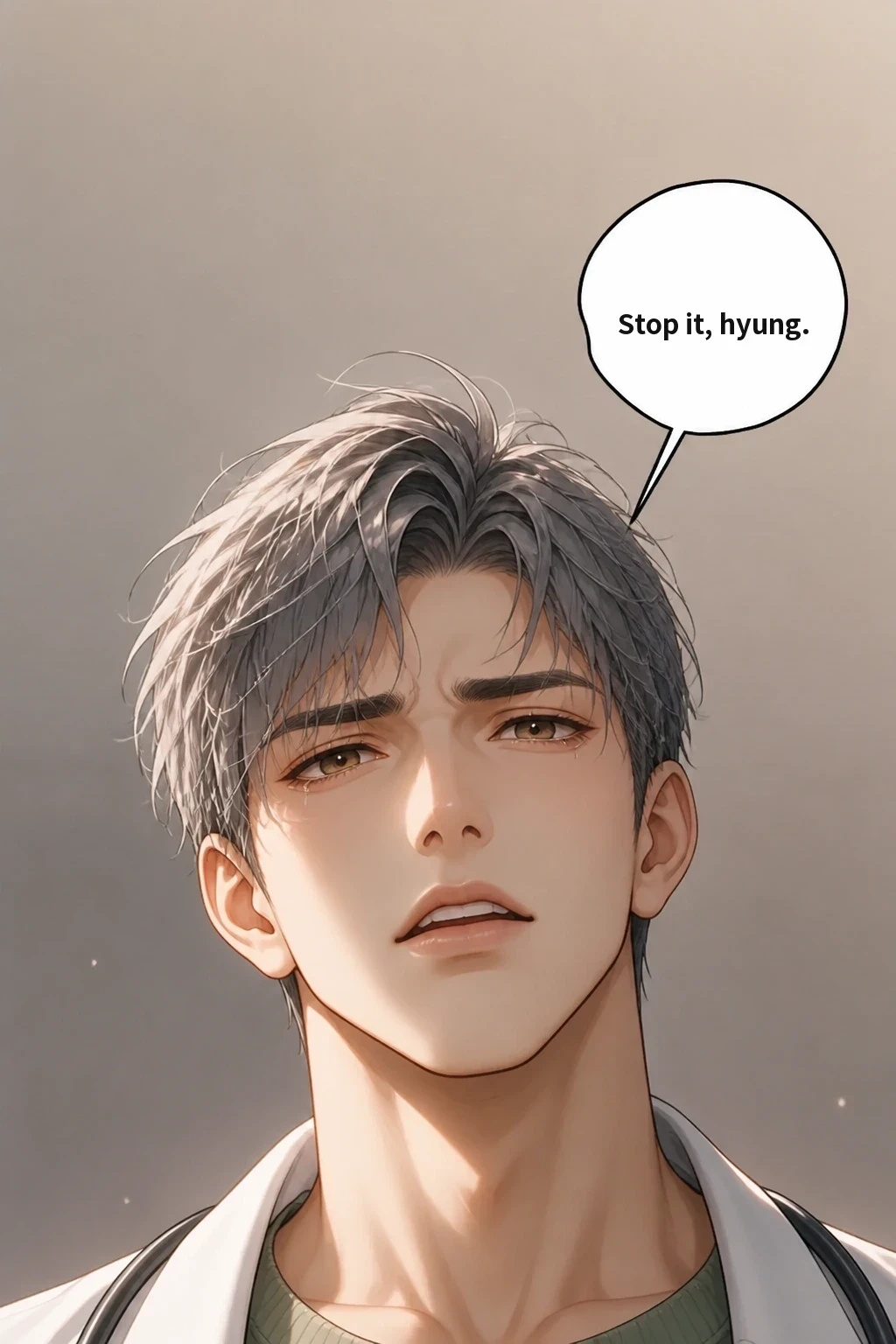 Stop it, hyung.