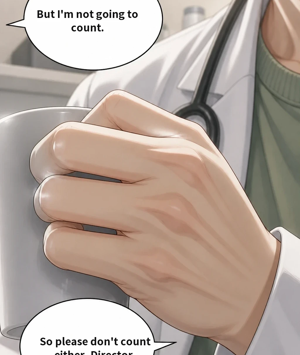 But I'm not going to count. So please don't count either, Director.