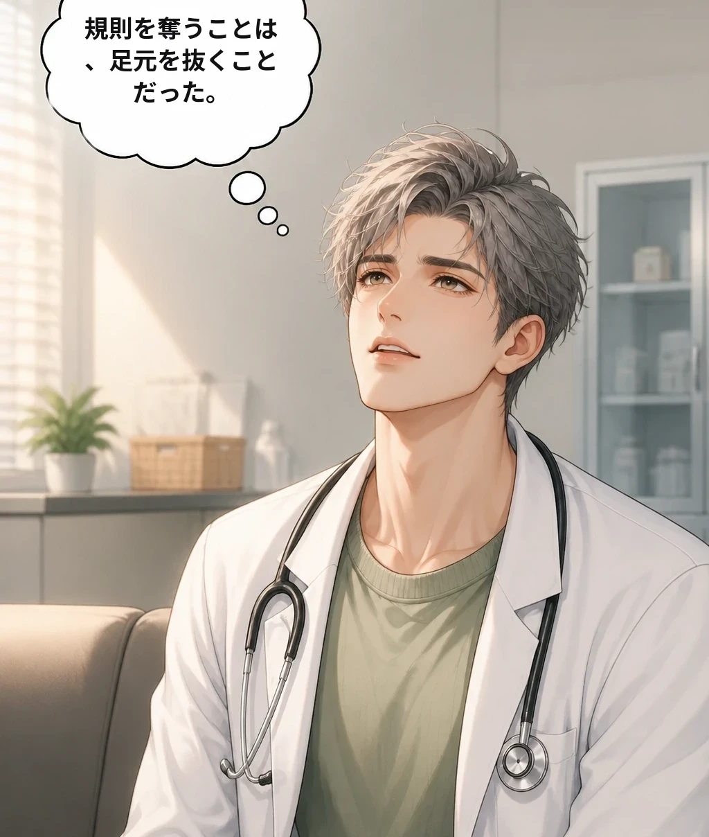 規則を奪うことは、足元を抜くことだった。