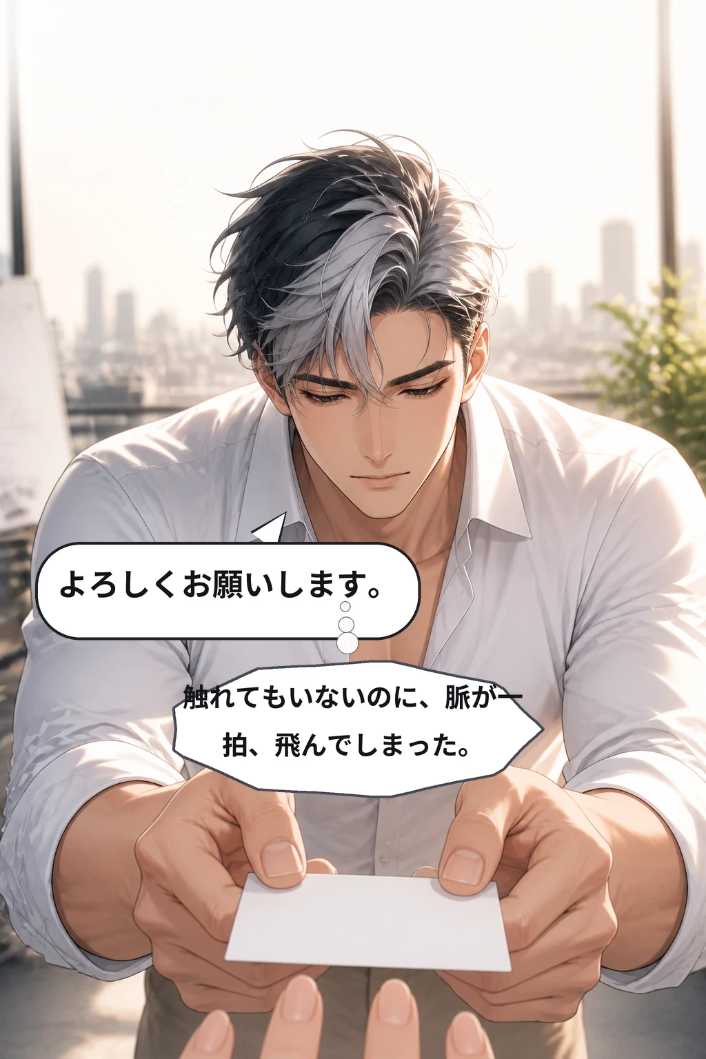 よろしくお願いします。 触れてもいないのに、脈が一拍、飛んでしまった。
