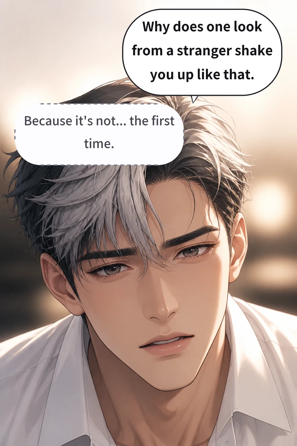 Why does one look from a stranger shake you up like that. Because it's not... the first time.