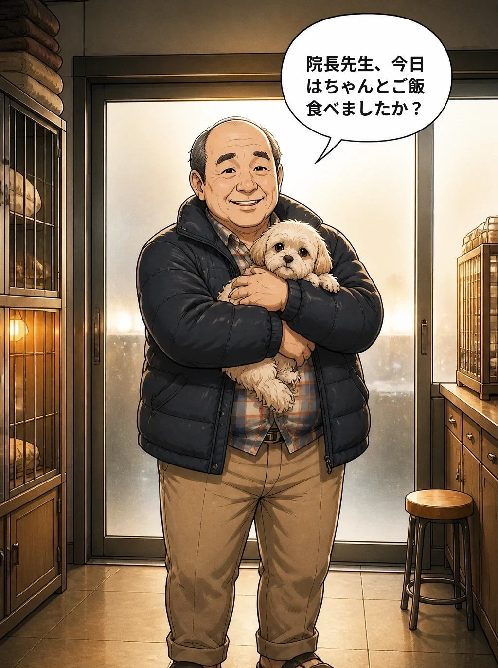 院長先生、今日はちゃんとご飯食べましたか？