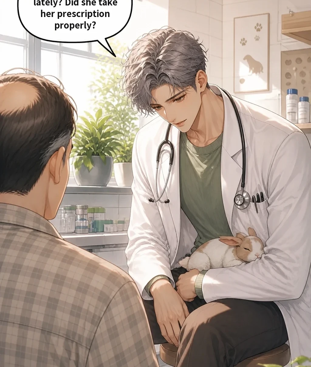 How's Mocha been lately? Did she take her prescription properly?