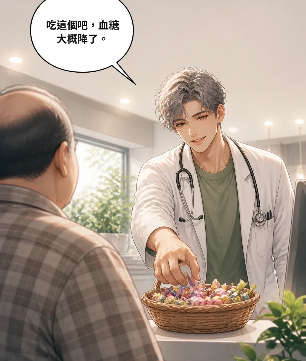 吃這個吧，血糖大概降了。