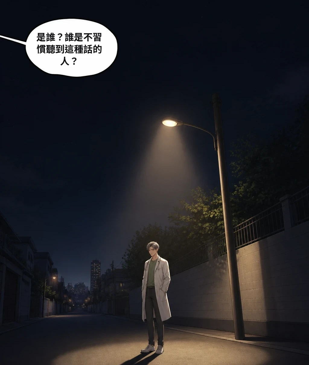 是誰？誰是不習慣聽到這種話的人？