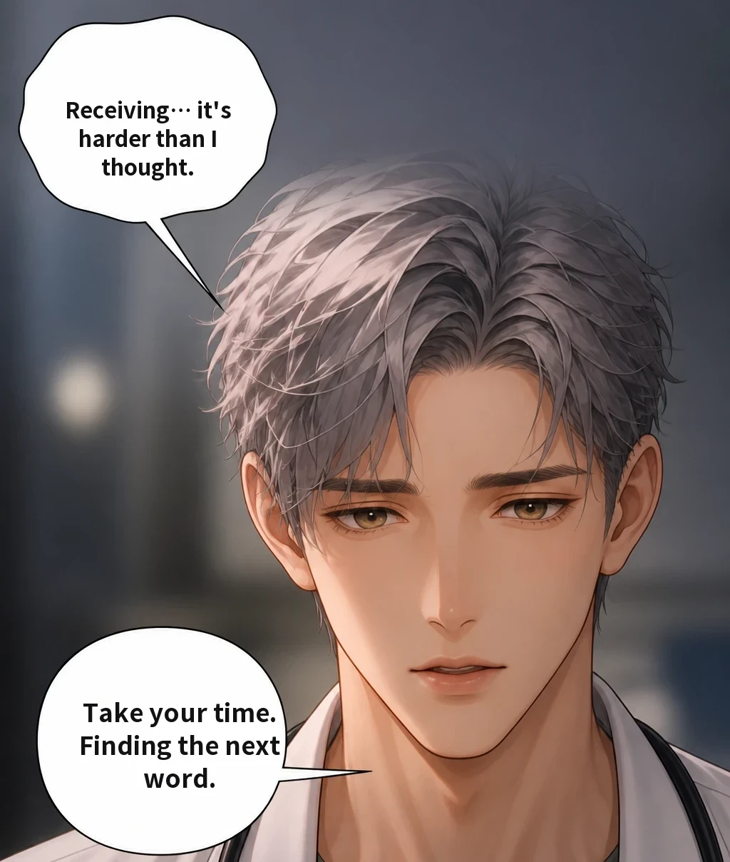 Receiving… it's harder than I thought. Take your time. Finding the next word.