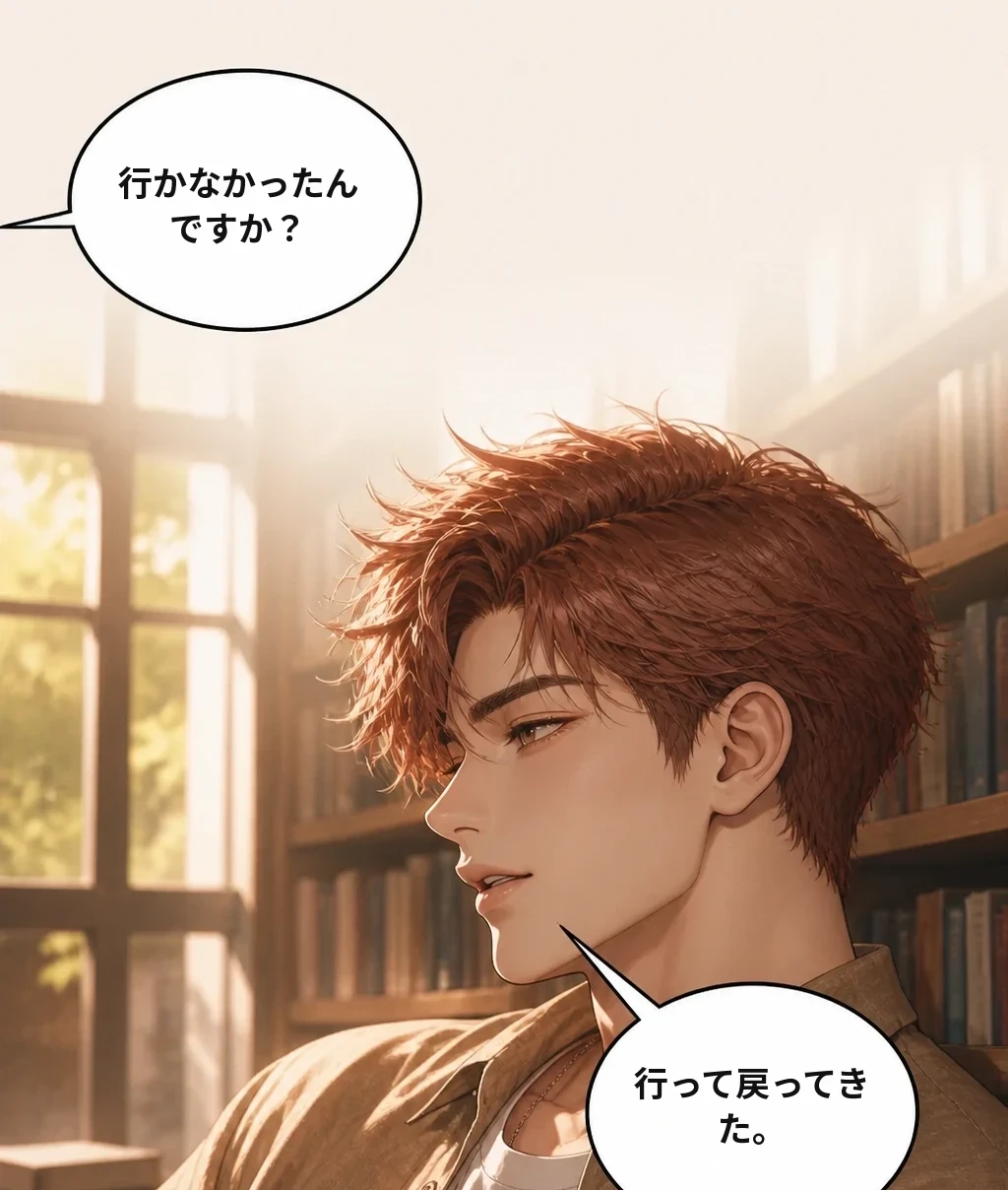 行かなかったんですか？ 行って戻ってきた。