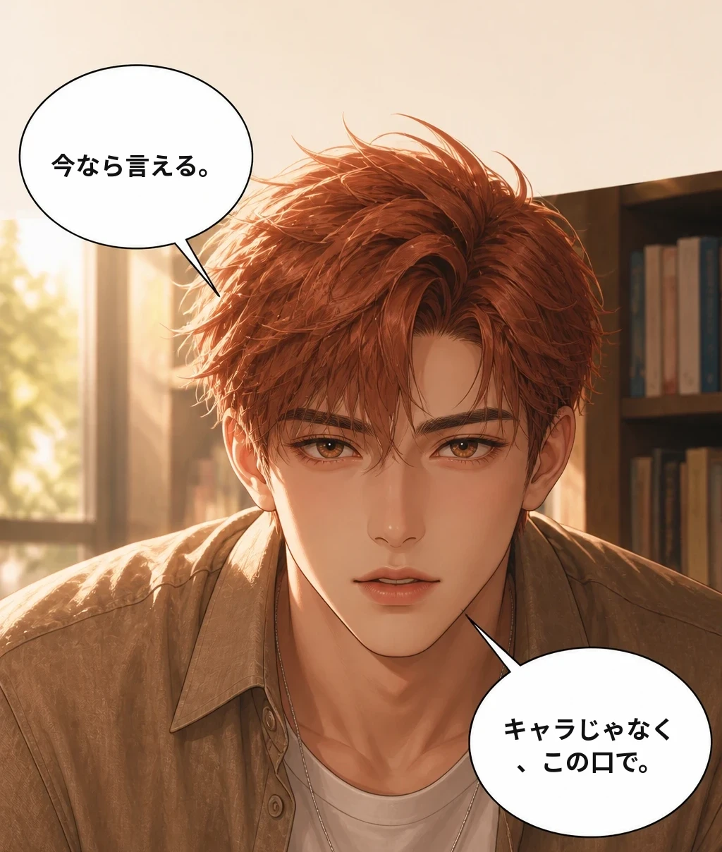 今なら言える。 キャラじゃなく、この口で。