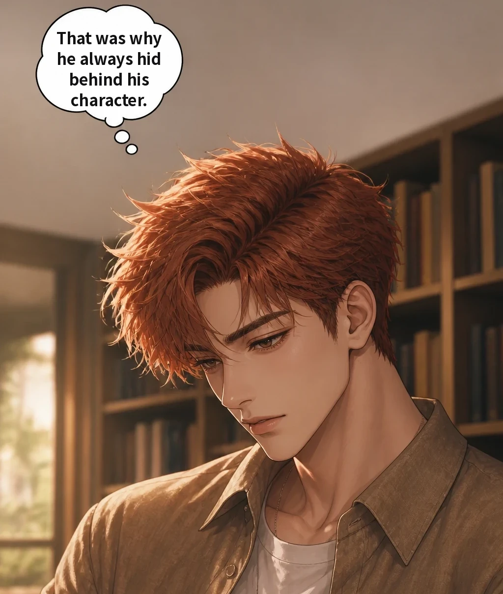 That was why he always hid behind his character.