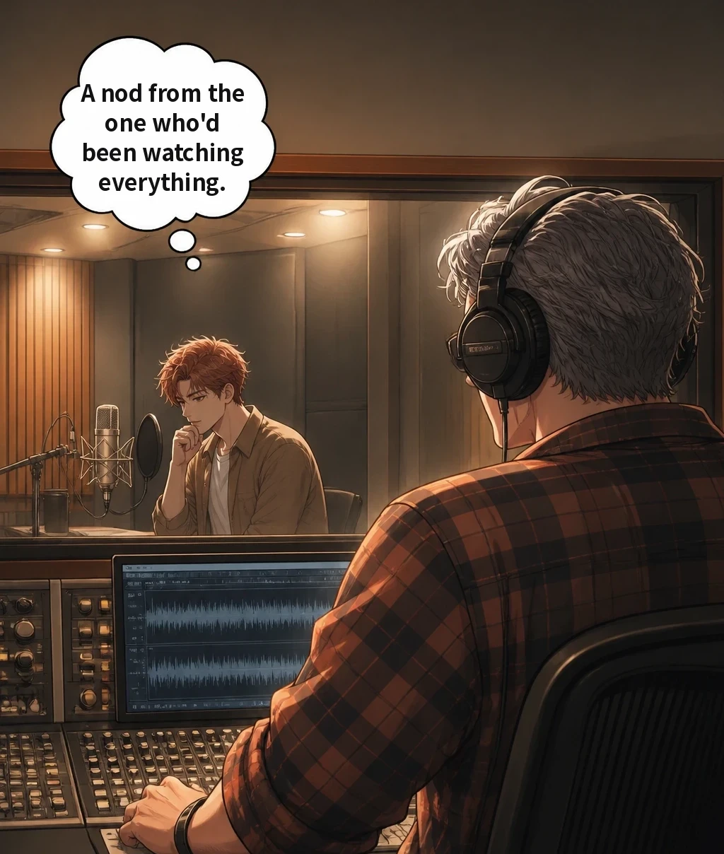 A nod from the one who'd been watching everything.