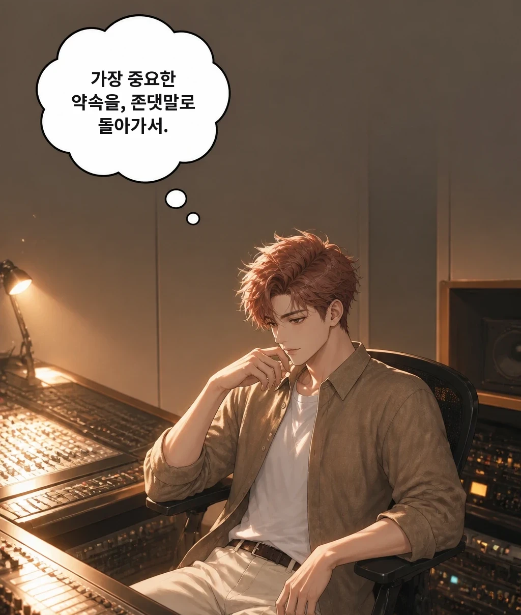 가장 중요한 약속을, 존댓말로 돌아가서.