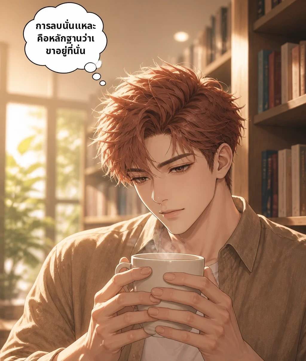 การลบนั่นแหละ คือหลักฐานว่าเขาอยู่ที่นั่น