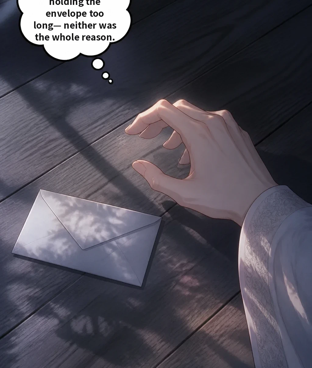 The cold air, holding the envelope too long— neither was the whole reason.