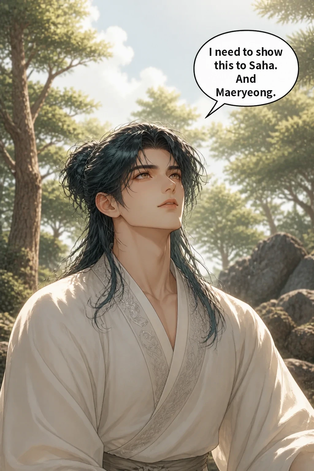 I need to show this to Saha. And Maeryeong.