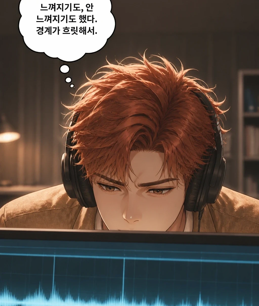 느껴지기도, 안 느껴지기도 했다. 경계가 흐릿해서.