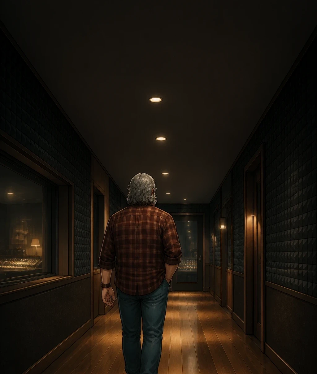 Nobody called after him, and he didn't look back either.