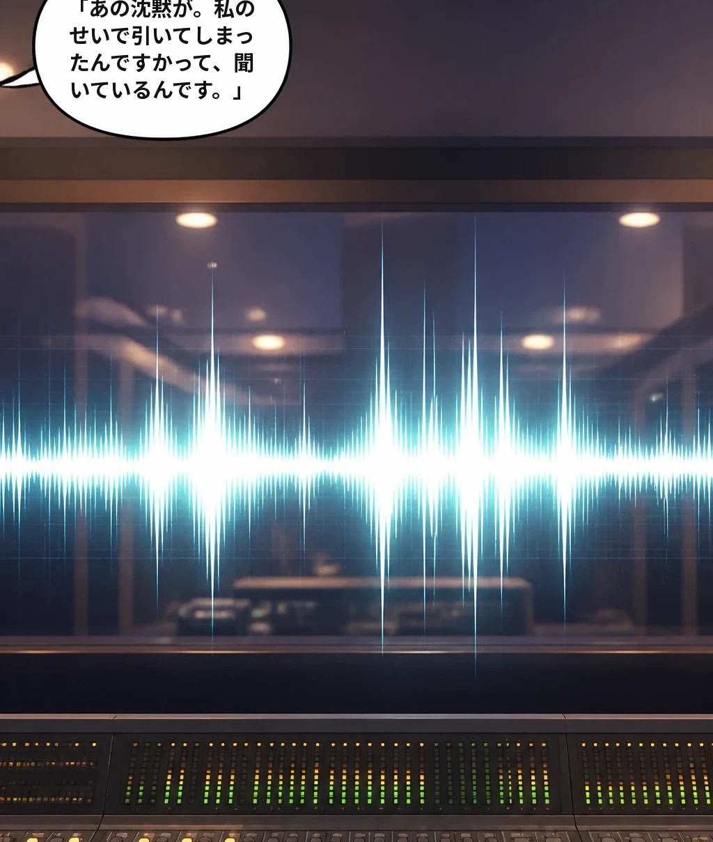 「あの沈黙が。私のせいで引いてしまったんですかって、聞いているんです。」
