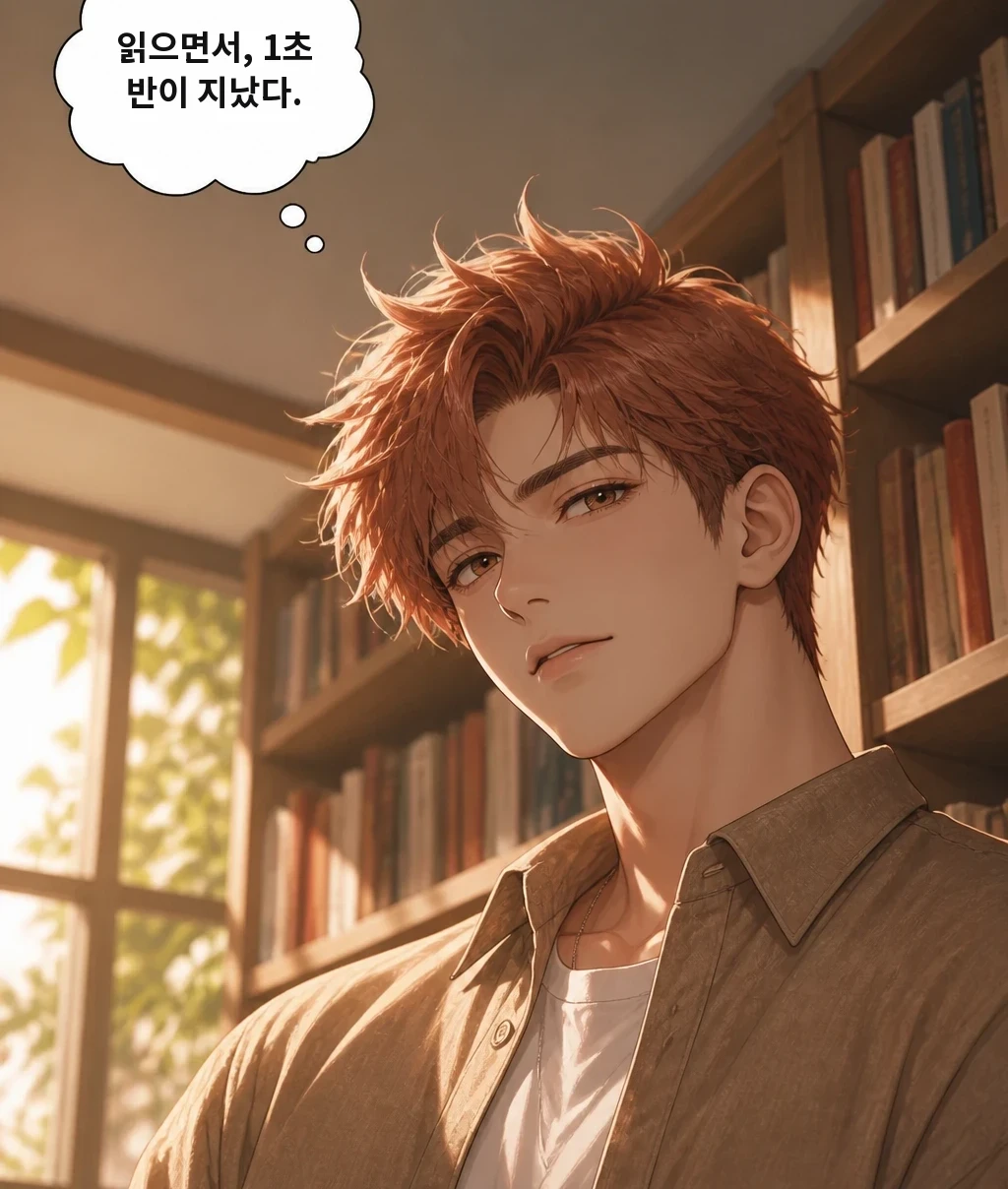 읽으면서, 1초 반이 지났다.