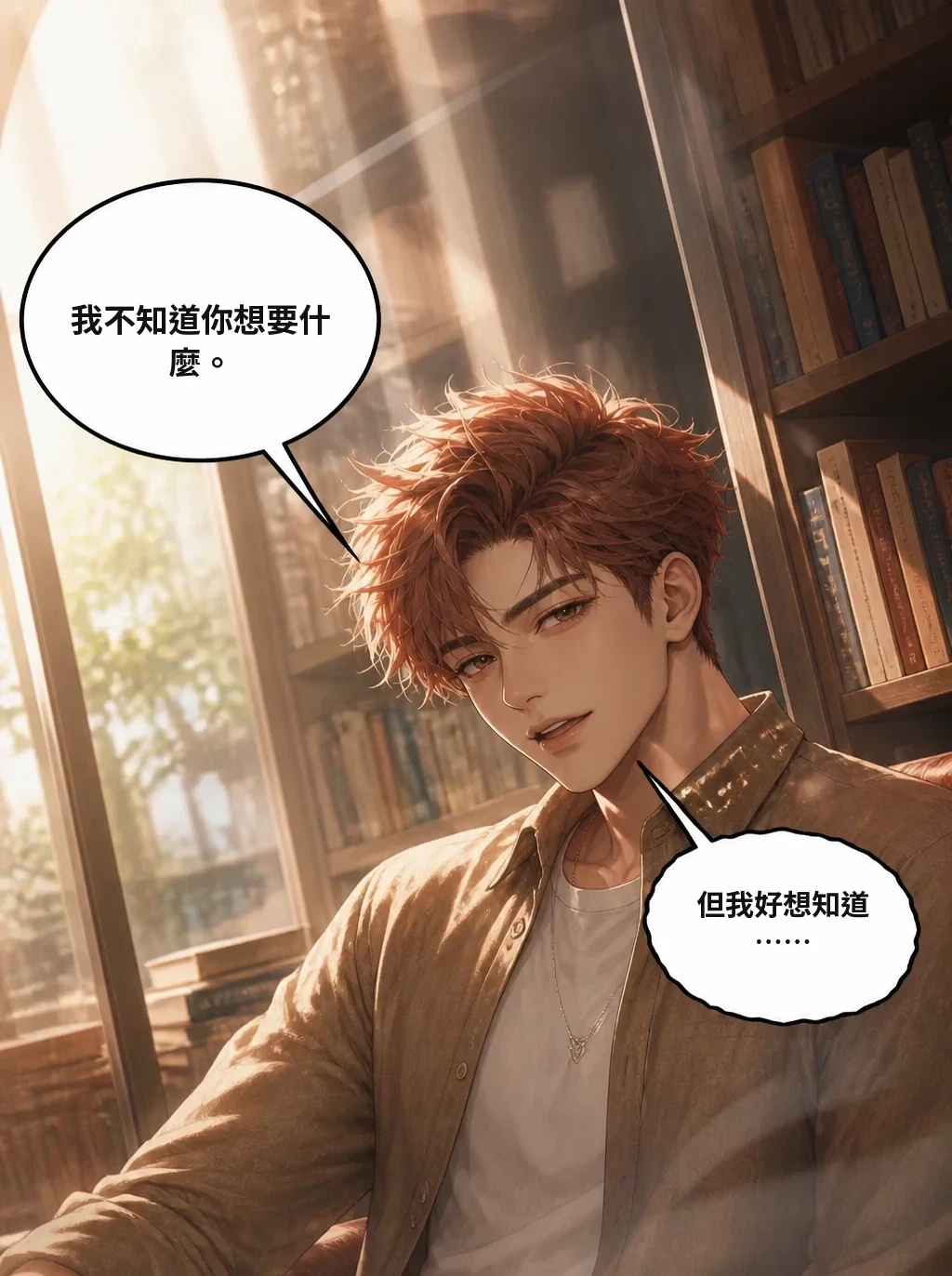 我不知道你想要什麼。 但我好想知道……