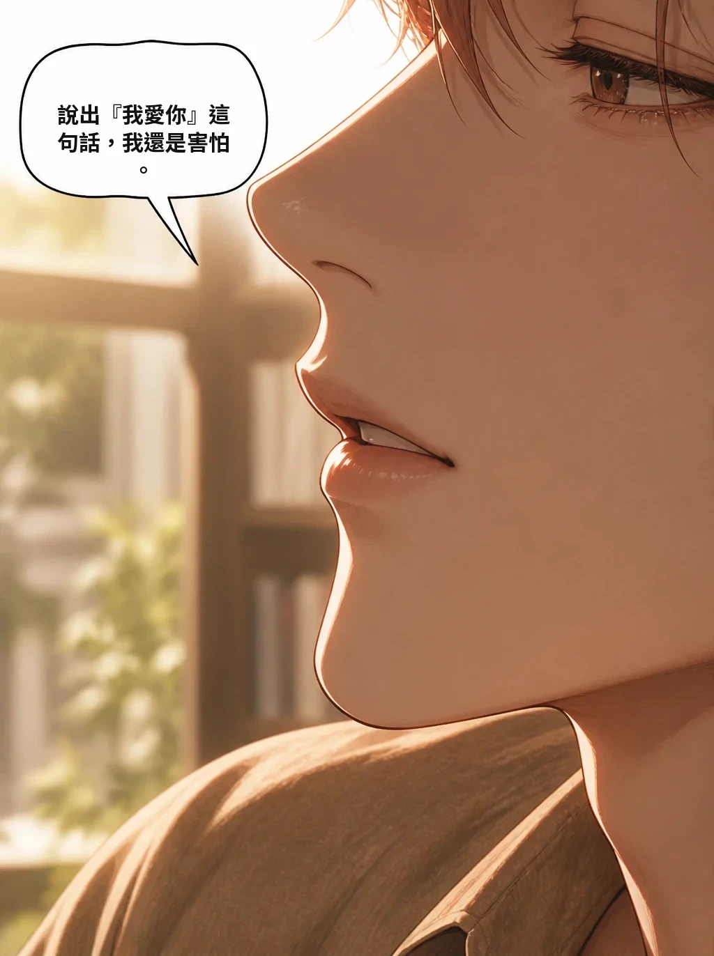 說出『我愛你』這句話，我還是害怕。
