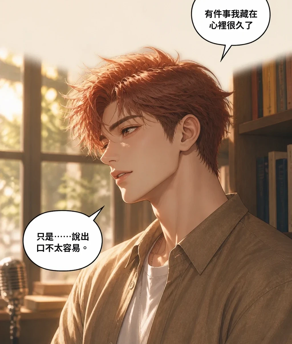 有件事我藏在心裡很久了 只是……說出口不太容易。