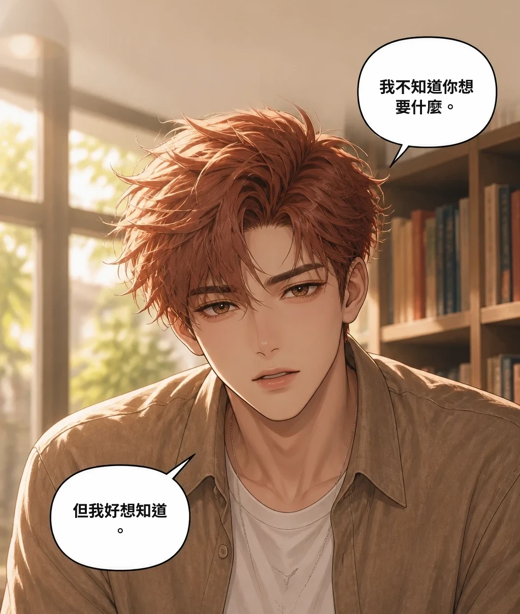 我不知道你想要什麼。 但我好想知道。