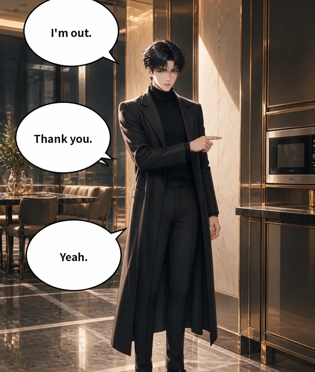 I'm out. Thank you. Yeah.