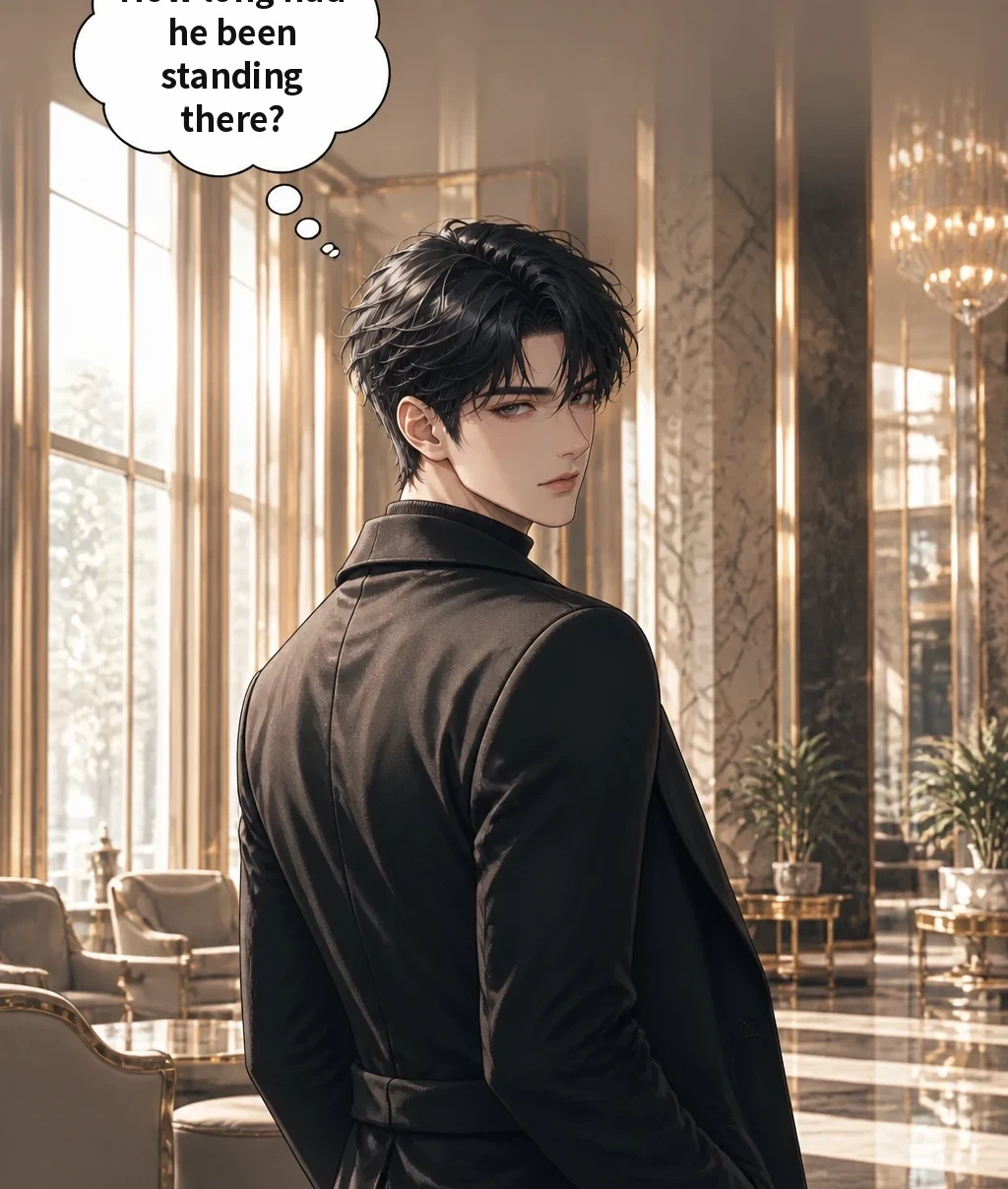 How long had he been standing there?