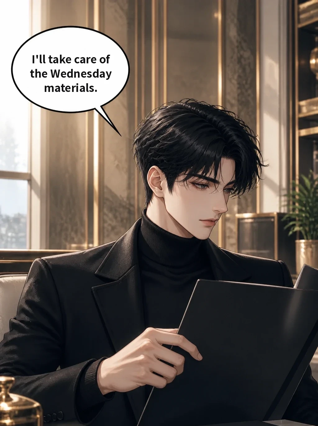 I'll take care of the Wednesday materials.