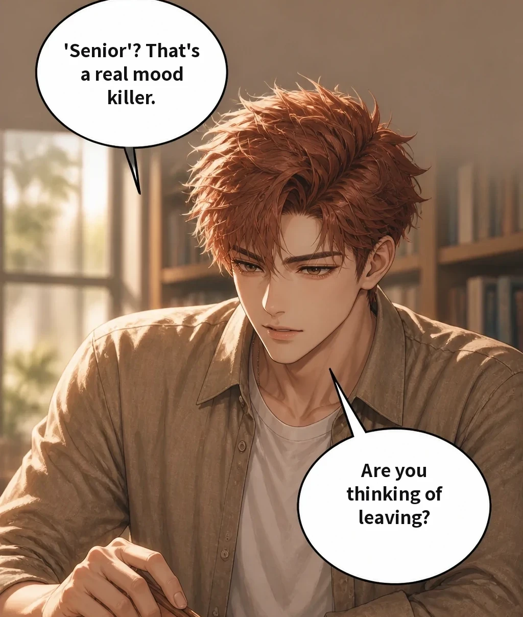 'Senior'? That's a real mood killer. Are you thinking of leaving?