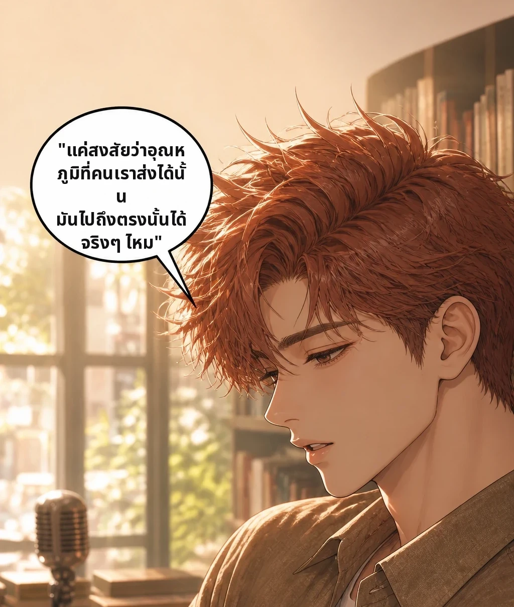 "แค่สงสัยว่าอุณหภูมิที่คนเราส่งได้นั้น มันไปถึงตรงนั้นได้จริงๆ ไหม"