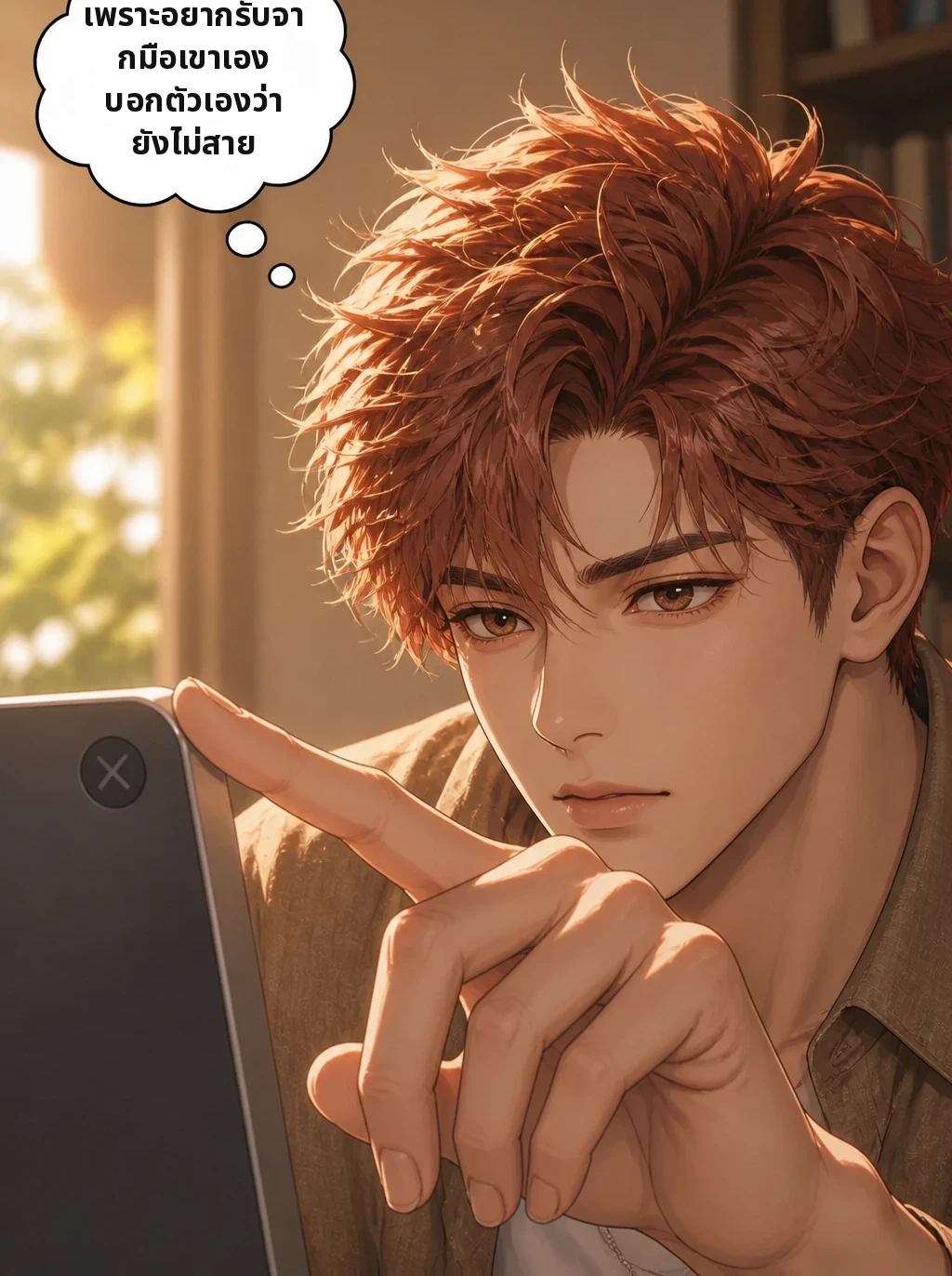 เพราะอยากรับจากมือเขาเอง บอกตัวเองว่า ยังไม่สาย