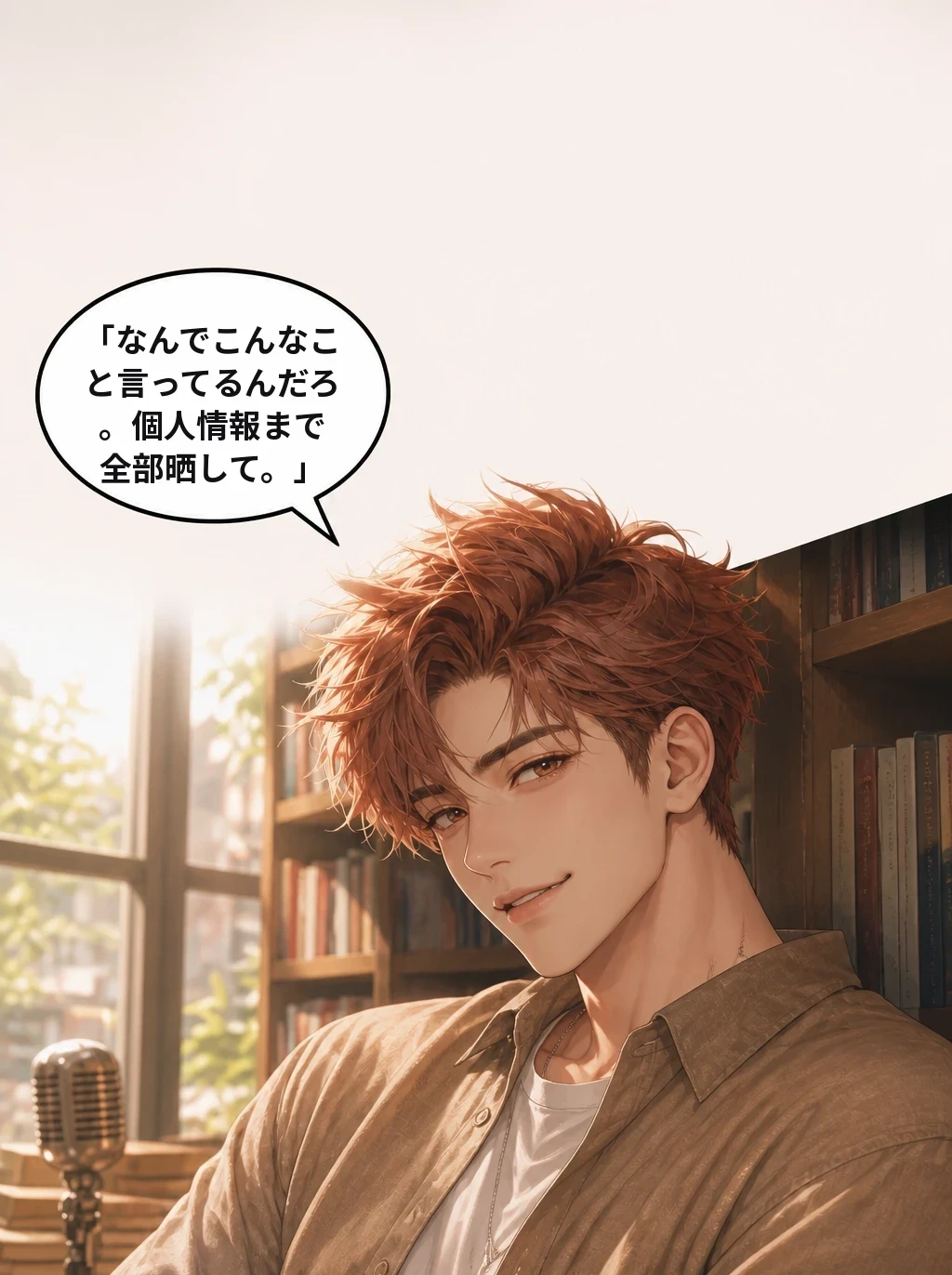 「なんでこんなこと言ってるんだろ。個人情報まで全部晒して。」