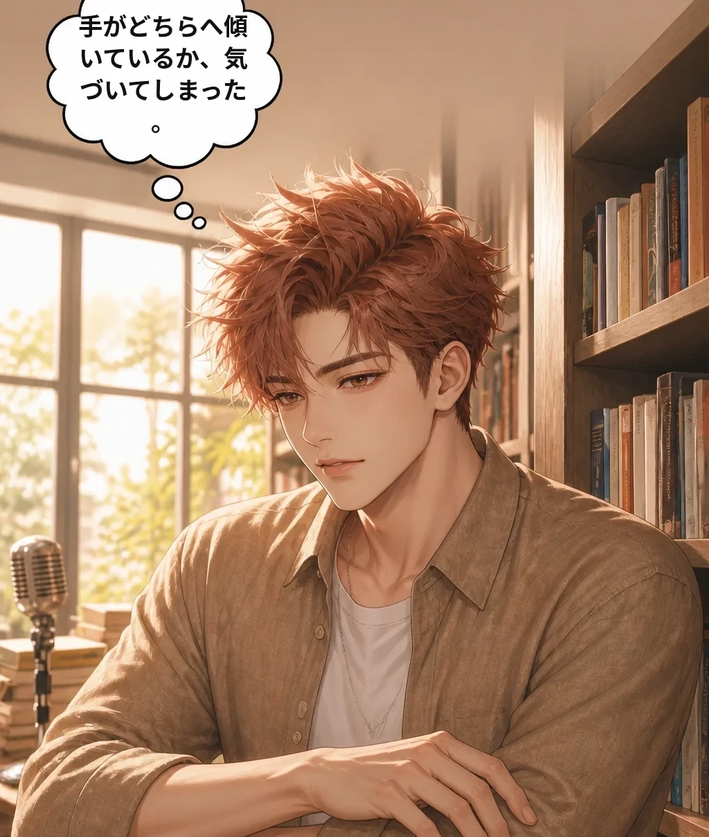 手がどちらへ傾いているか、気づいてしまった。
